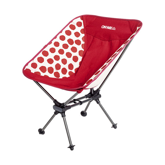 Ultralight aluminum moon chair for solo camping