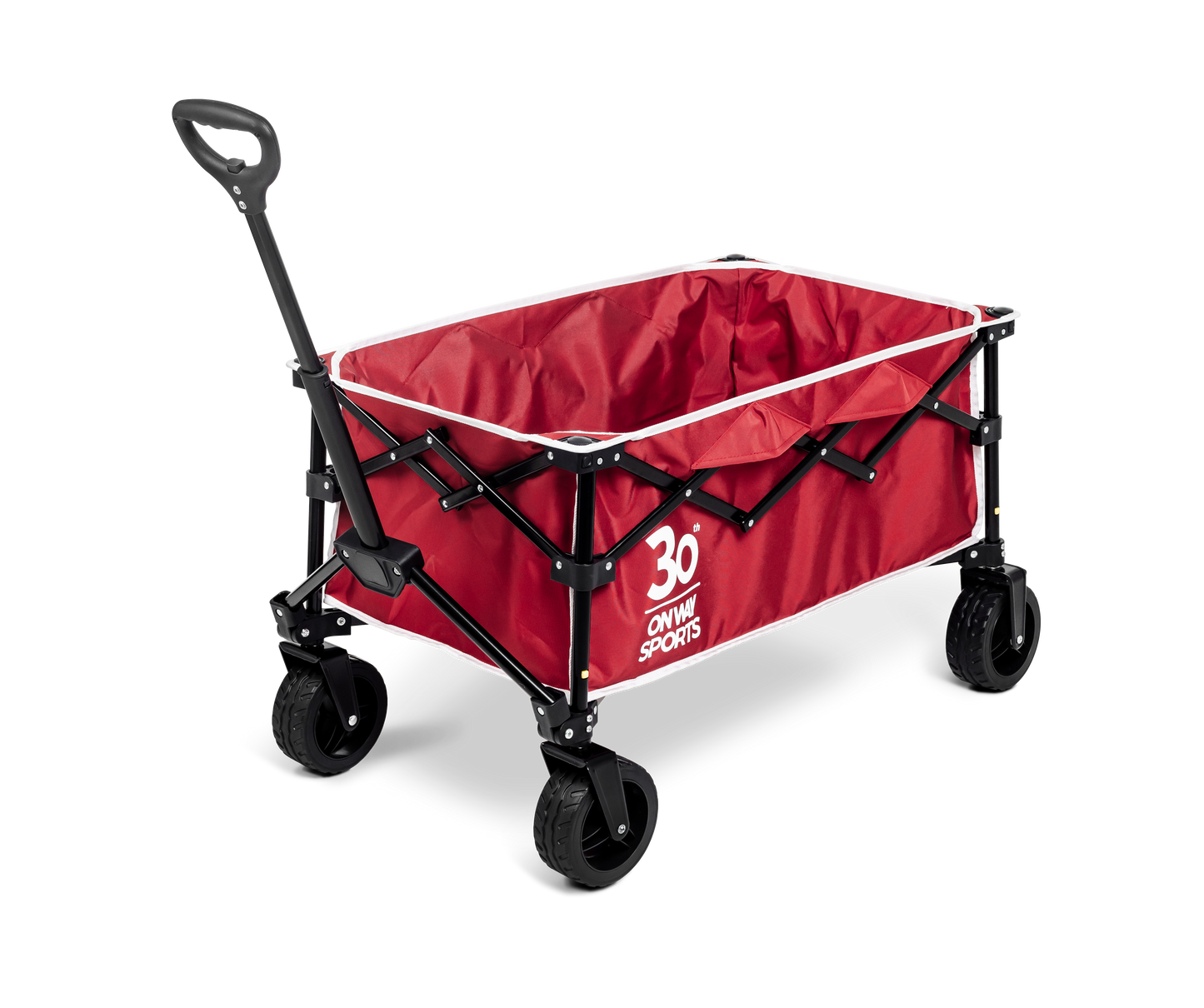 OnwaySports Folding Camping Wagon | 100 kg Capacity, 1000D Waterproof Fabric, 7.2 kg Lightweight