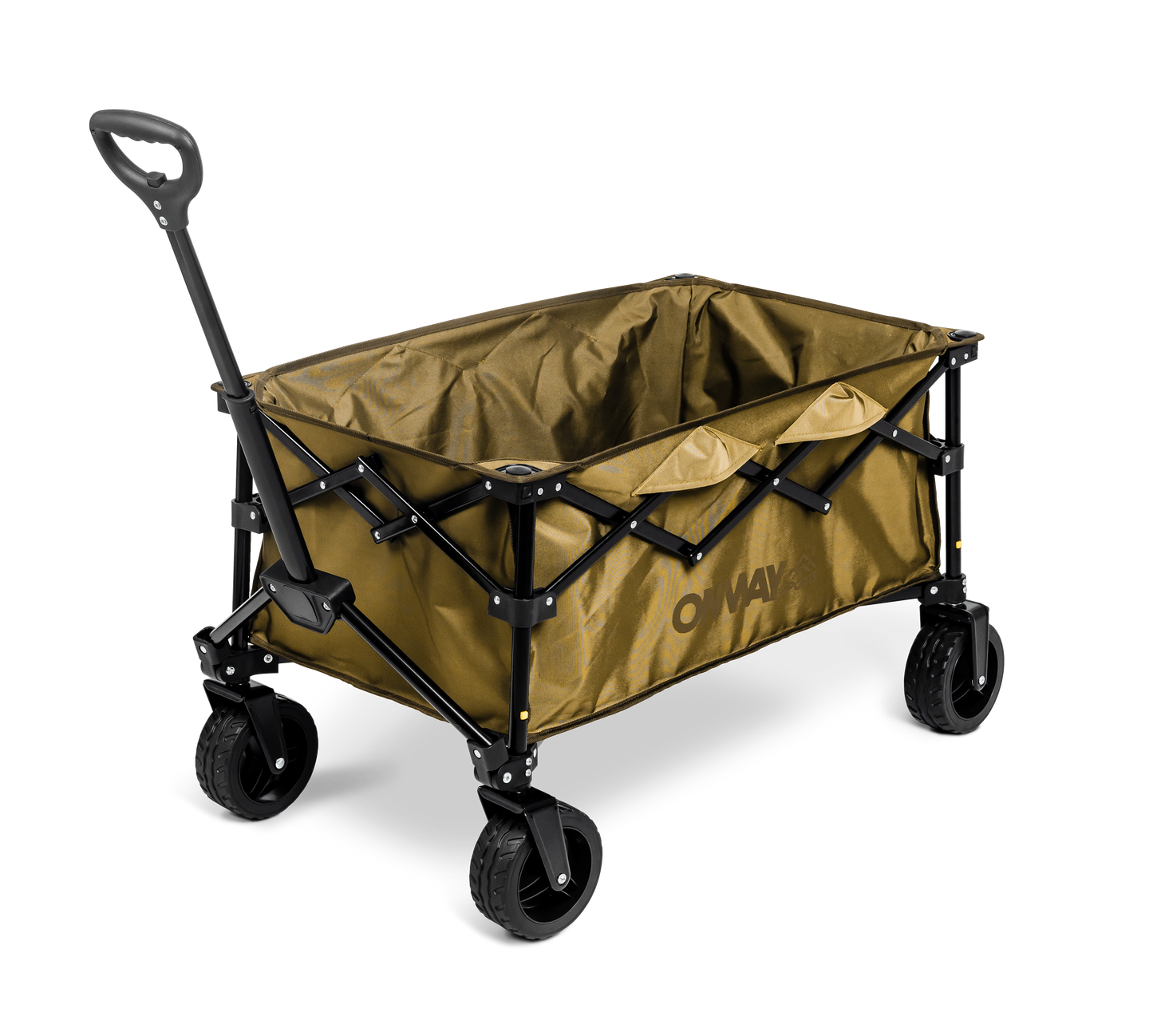 OnwaySports Folding Camping Wagon | 100 kg Capacity, 1000D Waterproof Fabric, 7.2 kg Lightweight