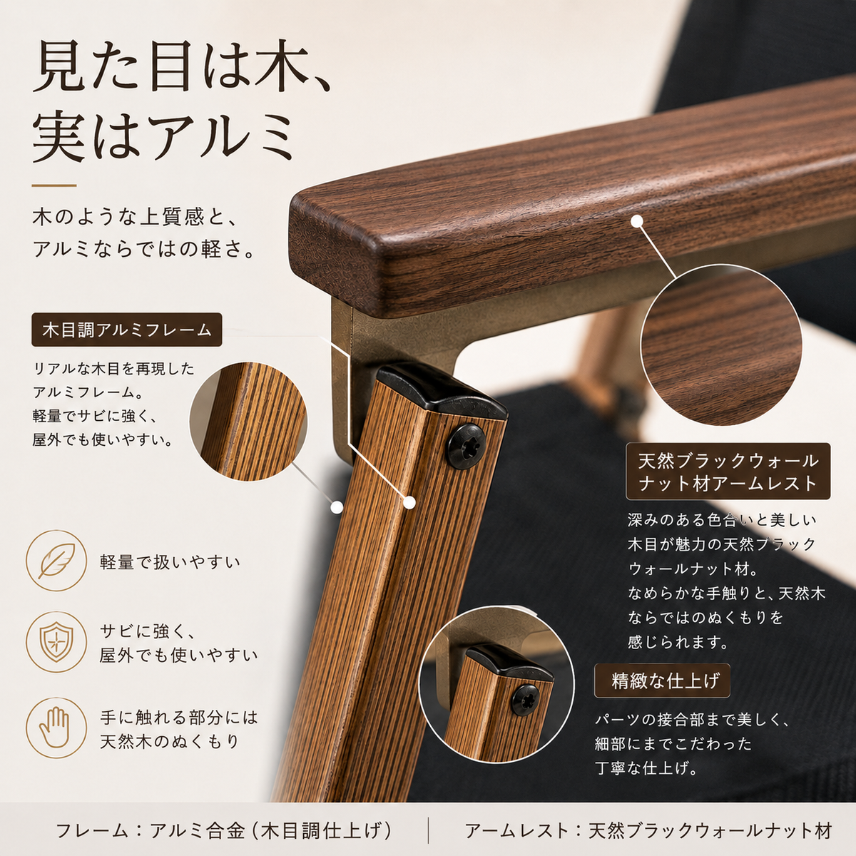OnwaySports キャンプ ローチェア | 軽量 折りたたみ