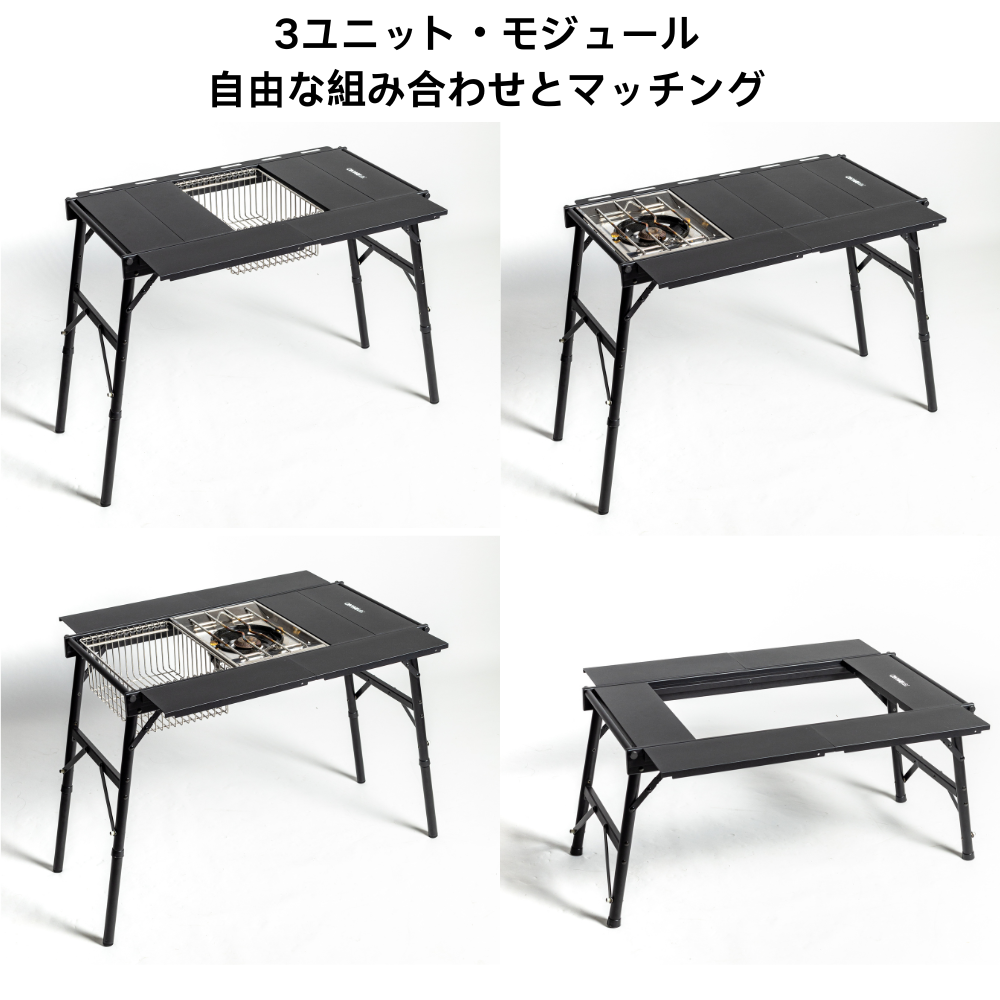 ONWAY SPORTS アルミ折りたたみテーブル ブラック OnwaySports アルミ折りたたみIGTテーブル屋外 – Onwaysports